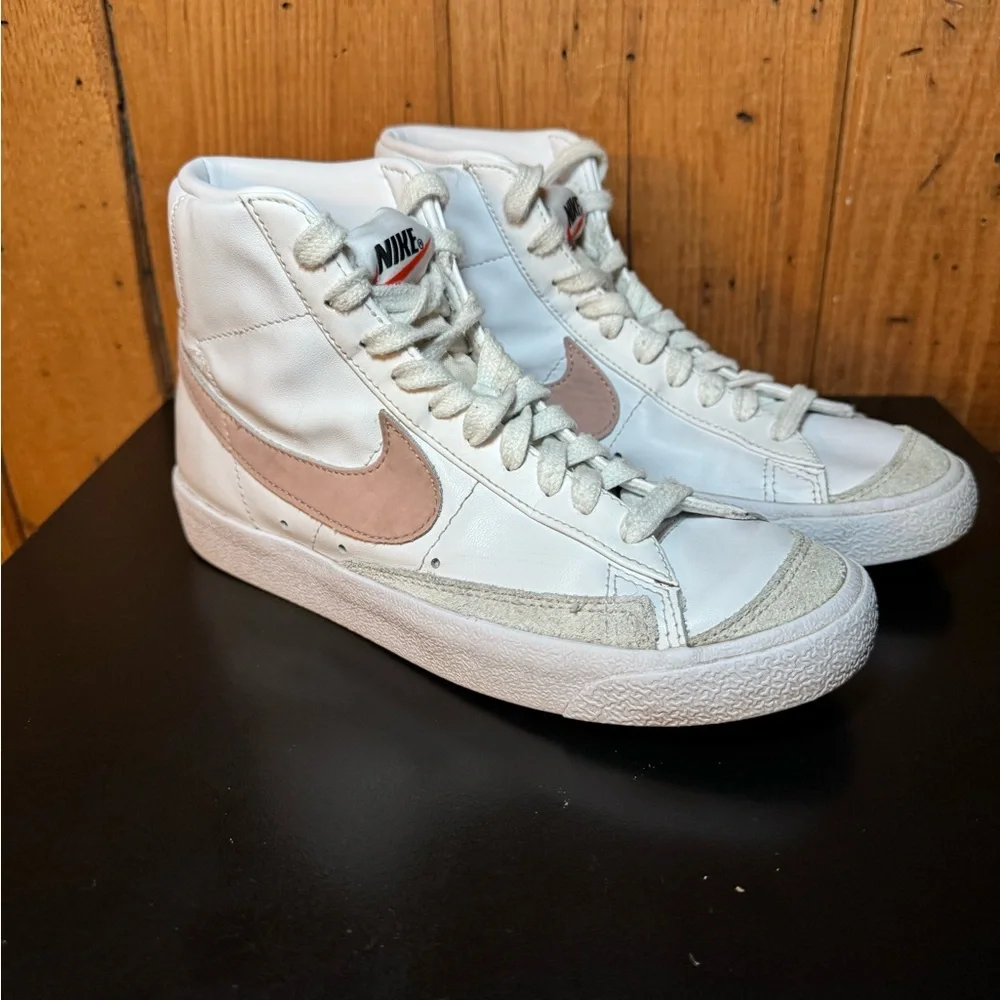 Nike Blazer Mid ’77 Vintage White Pink Women’s 6.5 - Picture 11 of 16